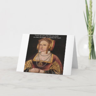 Catherine d'Aragon Citation Cadeaux & Cartes