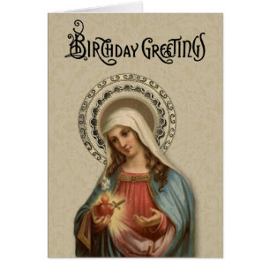 Catholic Vierge Marie Religieuse Vintage