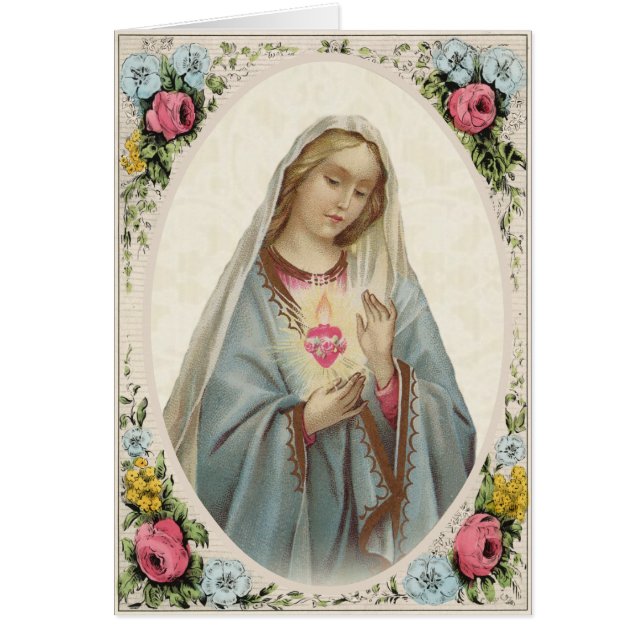 Catholic Vierge Mère Marie Religieuse (Devant)