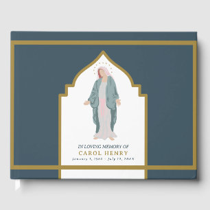 Catholique Funérailles Marian Livre d'or