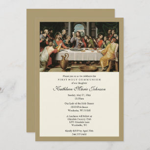 Catholique Jésus Première communion Invitations