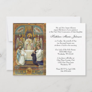 Catholique Jésus Première communion Invitations