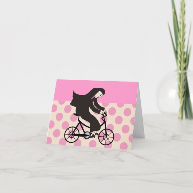 Catholique Nun Note Cartes Nun Art (Devant)