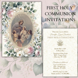 Catholique Première Communion Invitation