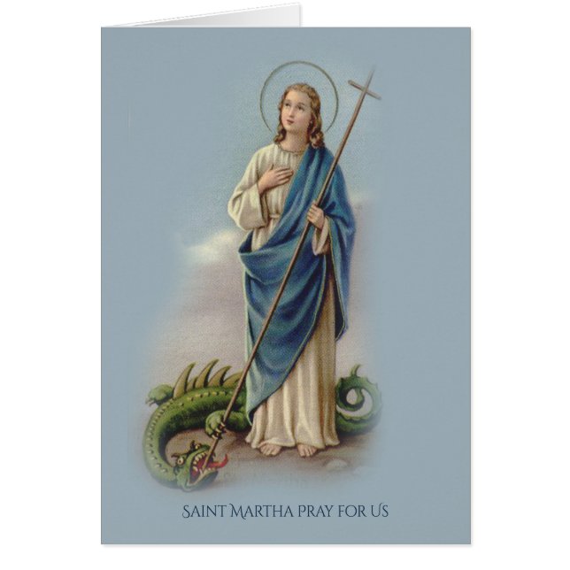 Catholique Sainte-Marthe Prière traditionnelle (Devant)