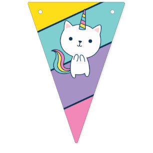Caticorn   Drapeaux de décoration   Décoration d'a