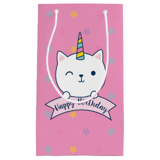 Caticorn | Sac Cadeau | Rose
