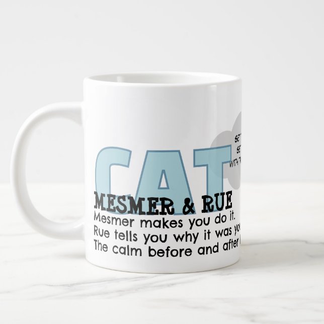 CatMesmer & CatRue | Mug Spécial Calme & Après (Gauche)