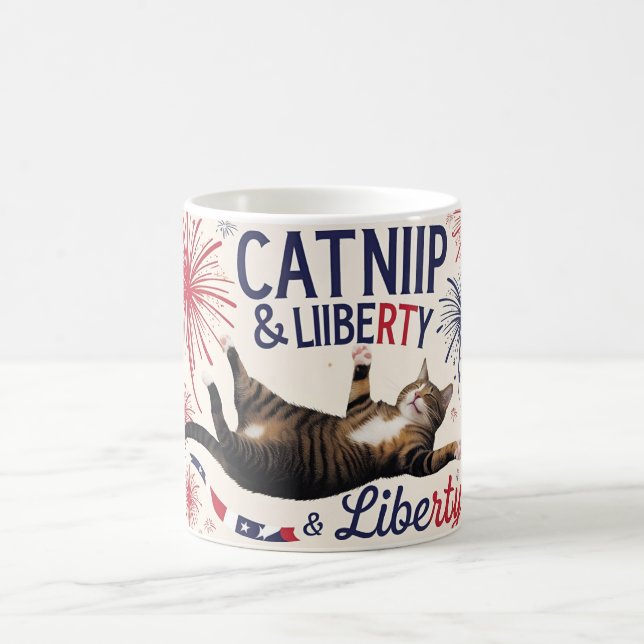 Catnip & Liberty - Fun Cat Mug (Centre)