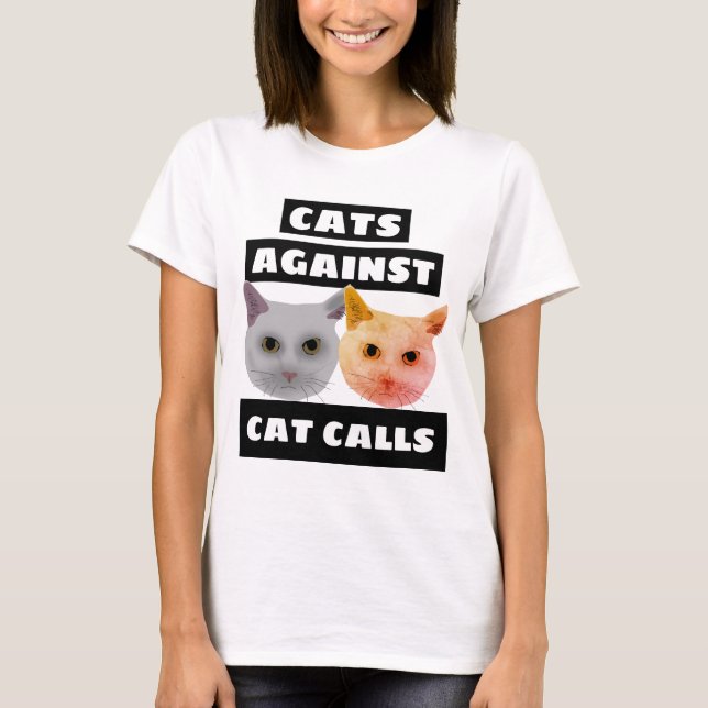 CATS CONTRE CAT APPELLE T-Shirts (Devant)