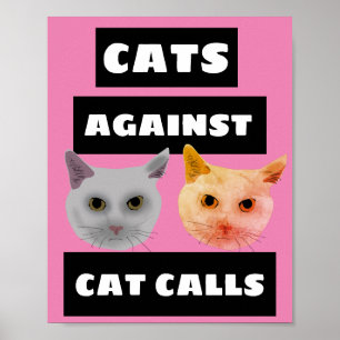 CATS CONTRE CAT APPELS POSTER
