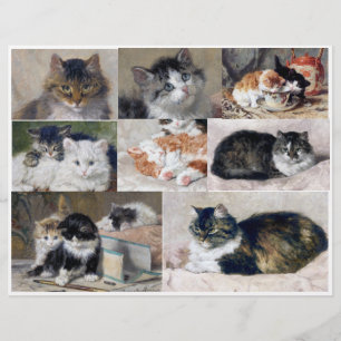 Cats & Kittens art par Henriette Ronner