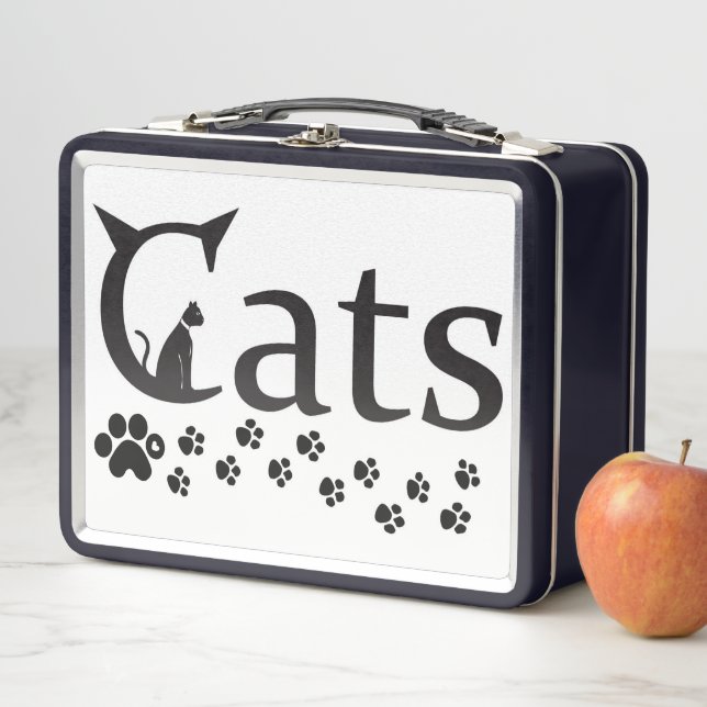 cats Metal Lunchbox (En situation)