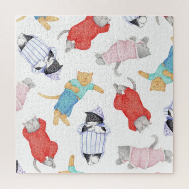 CATS PAJAMAS 20"X20" Puzzle (Vertical)