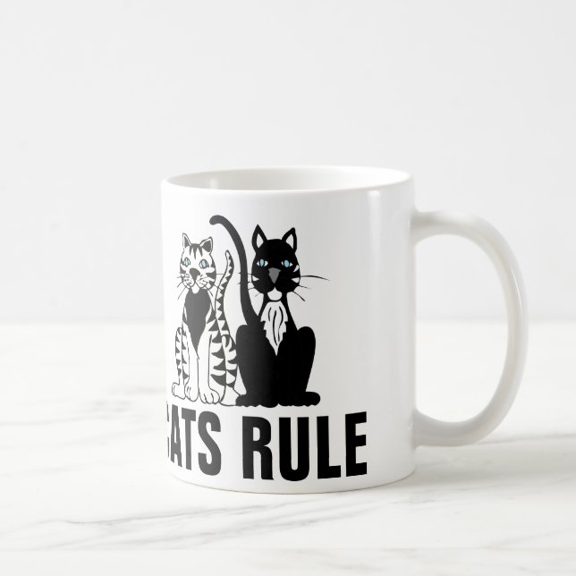 CATS RULE tasses à café (Droite)