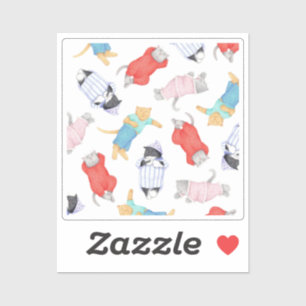 CATS Sticker en vinyle PAJAMAS 2x2