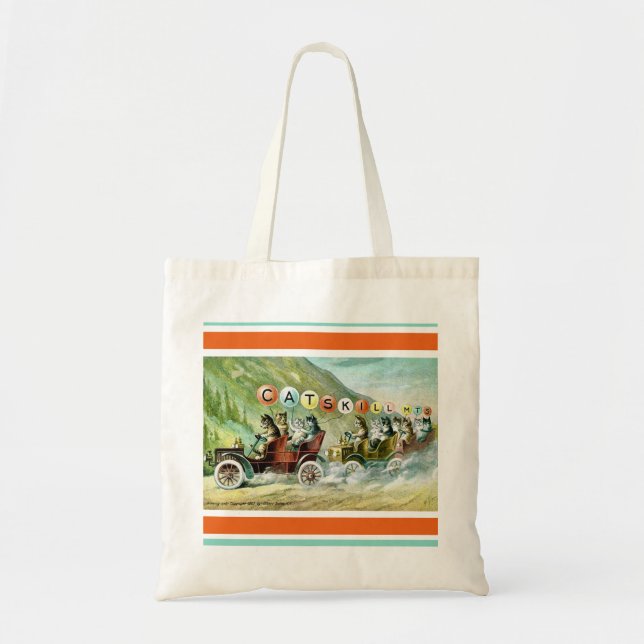 Catskill Mountain Cats Tote Bag (Devant)