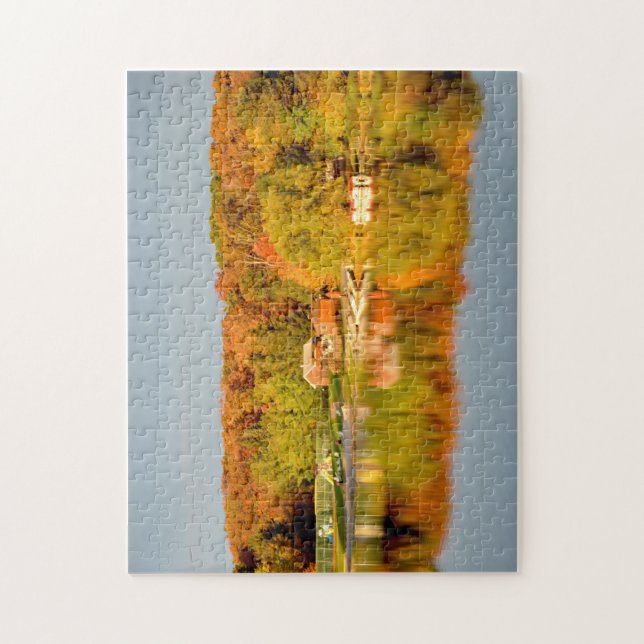 CatSkills dans le puzzle de l'automne (Vertical)