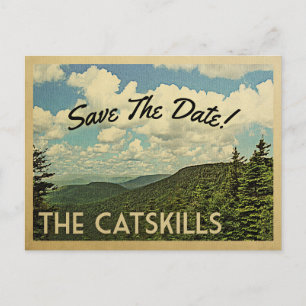CatSkills Mountains Enregistrer La Date Carte Post