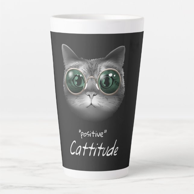 Cattitude Latte Mug (Devant)