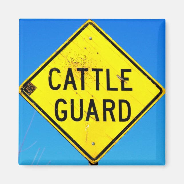 cattle guard diamond magnet (Devant)