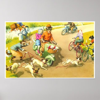 CATWALKS : Une balade en scooter sauvage Poster Ar