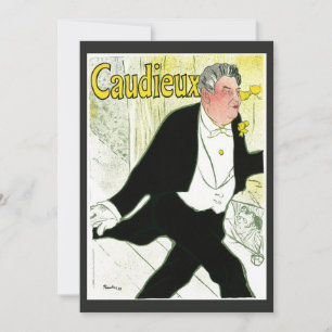 Caudieux de Toulouse Lautrec, Art Nouveau Vintage,