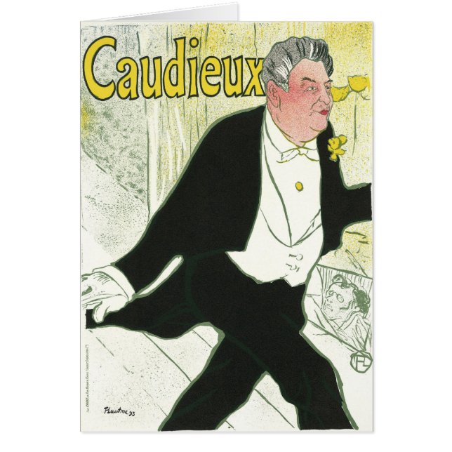 Caudieux par Toulouse Lautrec, Art Nouveau Vintage (Devant)