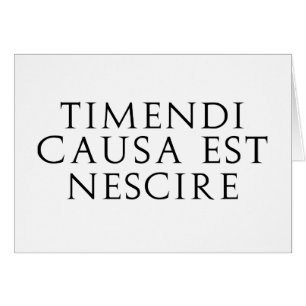 Causa de Timendi