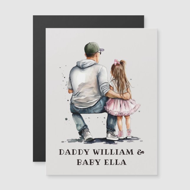 Caution père et fille noire (12) (Devant / Derrière)