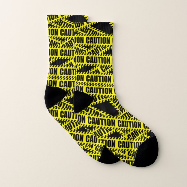 Caution tape design (Paire)