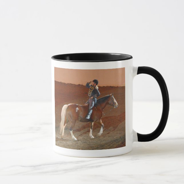 Cavalier arrière - tasse (Droite)