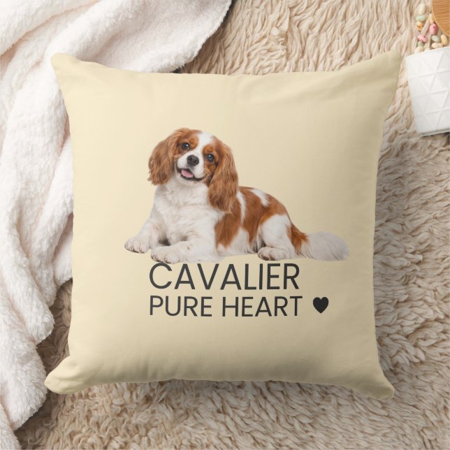Cavalier – Coussin de jeté Cœur Pur (Couverture)