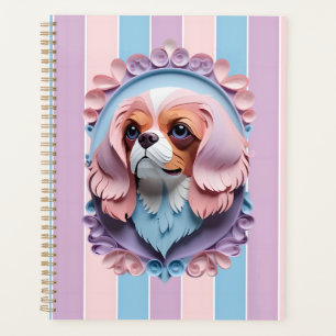 Cavalier King Charles Pastel Papier Coupe Art