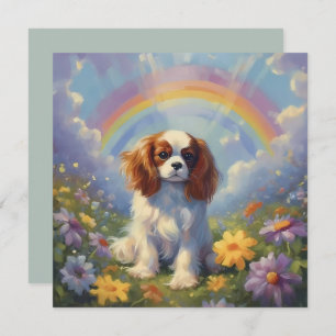 Cavalier King Charles Rainbow Custom Chien Nom