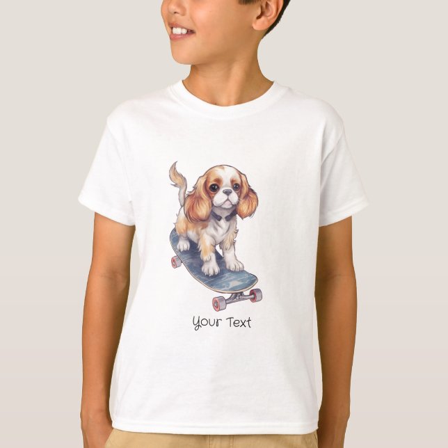 Cavalier King Charles Spaniel Boy T-Shirt (Devant)