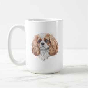 Cavalier King Charles Spaniel Chien Mug   15 oz