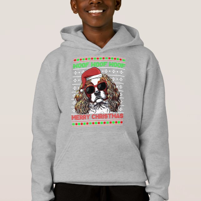 Cavalier King Charles Spaniel Chien Woof Merry Chr (Devant)