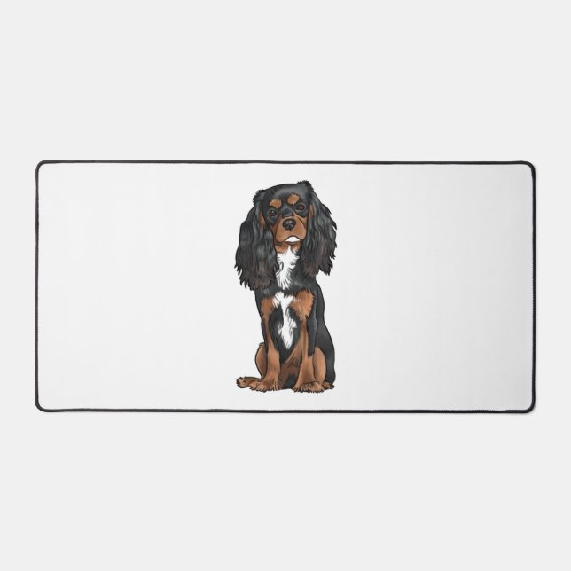 Cavalier King Charles Spaniel - Noir et Tan (Recto)