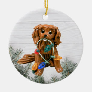 Cavalier King Charles Spaniel ornement de Noël