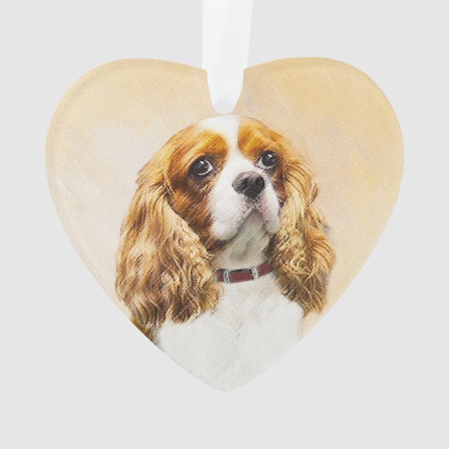 Cavalier King Charles Spaniel Peinture originale (dos)