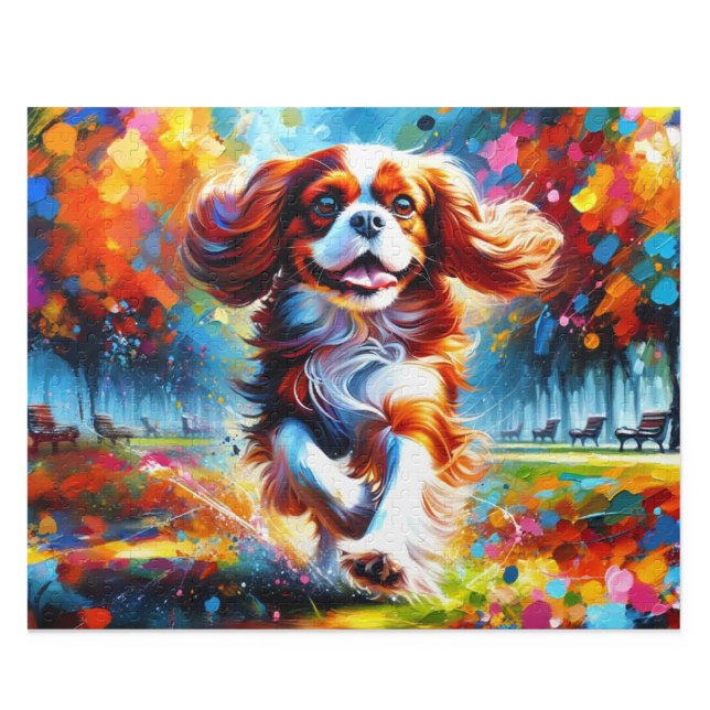 Cavalier King Charles Spaniel Puzzle : Blenheim (Cavalier King Charles Spaniel Puzzle: Blenheim Comfort Spaniel Acrylic Style Jigsaw)