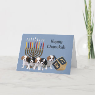 Cavalier roi Charles Espagnol Chanukah Carte Menor
