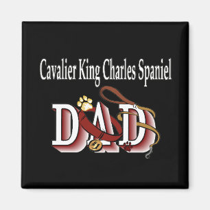 cavalier roi charles spaniel papa Magnet