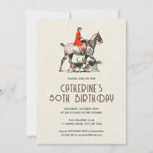 Cavalière élégante vintage et chiens de chasse