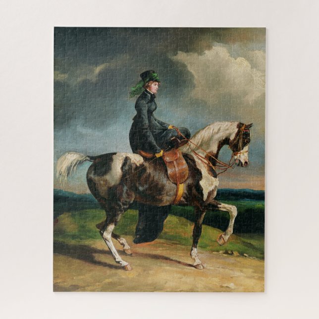 Cavalière Puzzle de peinture du 19e siècle (Vertical)