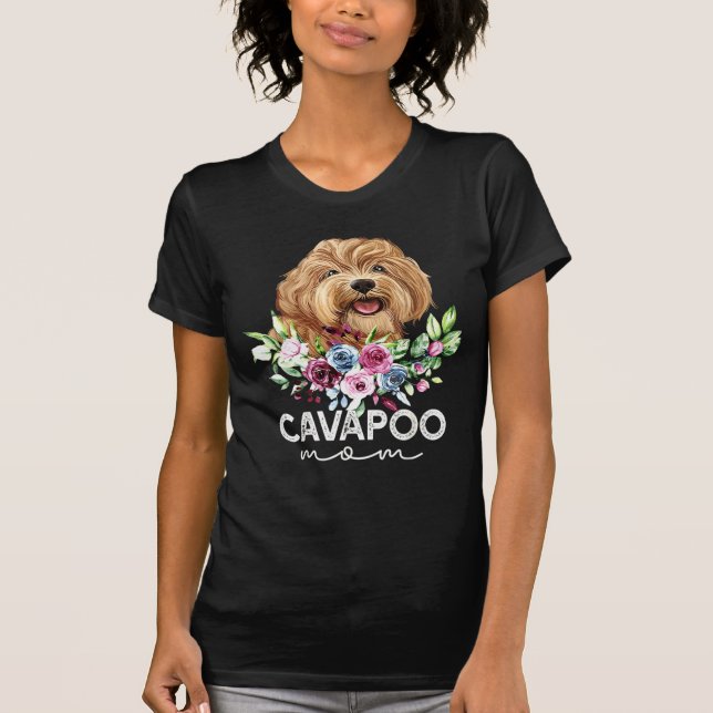 Cavapoo Shirt Dons Dog Maman T-Shirt (Devant)