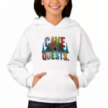 Cave Quests Femme Aventure sweat - shirt à capuche