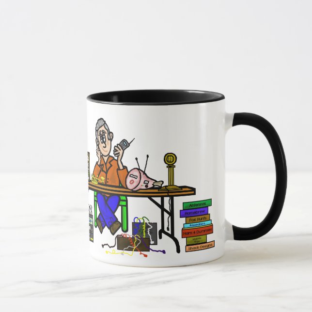 Caveat Venditor Hamfest Vendeur Mug Personnaliser  (Droite)