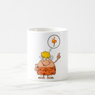 Caveman Fire Coffee Mug